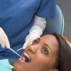 Woman Getting A Dental Exam