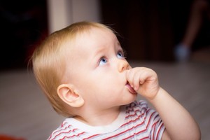 Little Baby Sucking Their Thumb